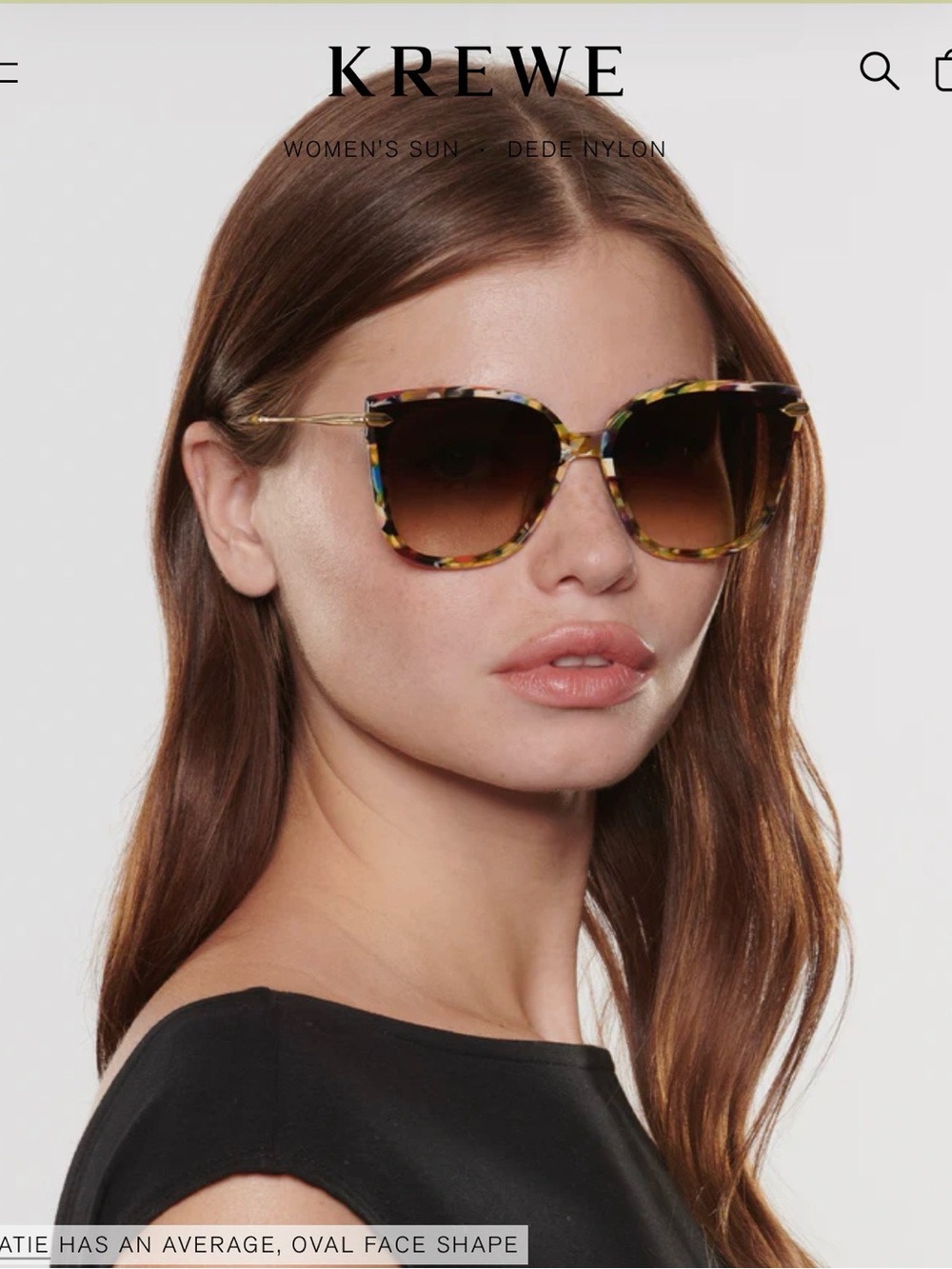 Krewe DEDE nylon sunglasses $355 current box handcrafted amber - Picture 3 of 12